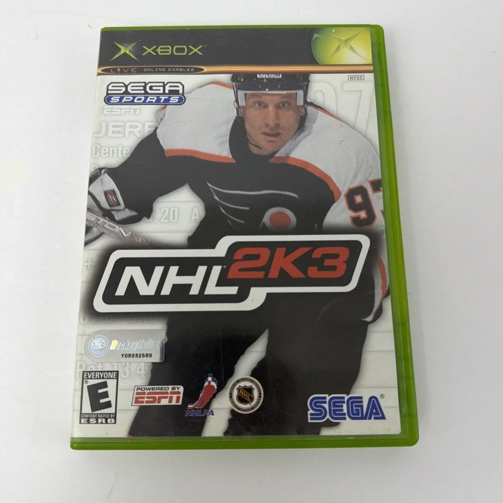 NHL 2K3 Xbox Original Sega Sports Video Game Untested